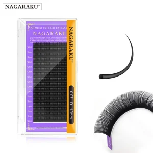 Nagaraku-Eyes Classic Matte Black: Individual Lashes For Women