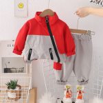 Long sleeve EH jacket suit red